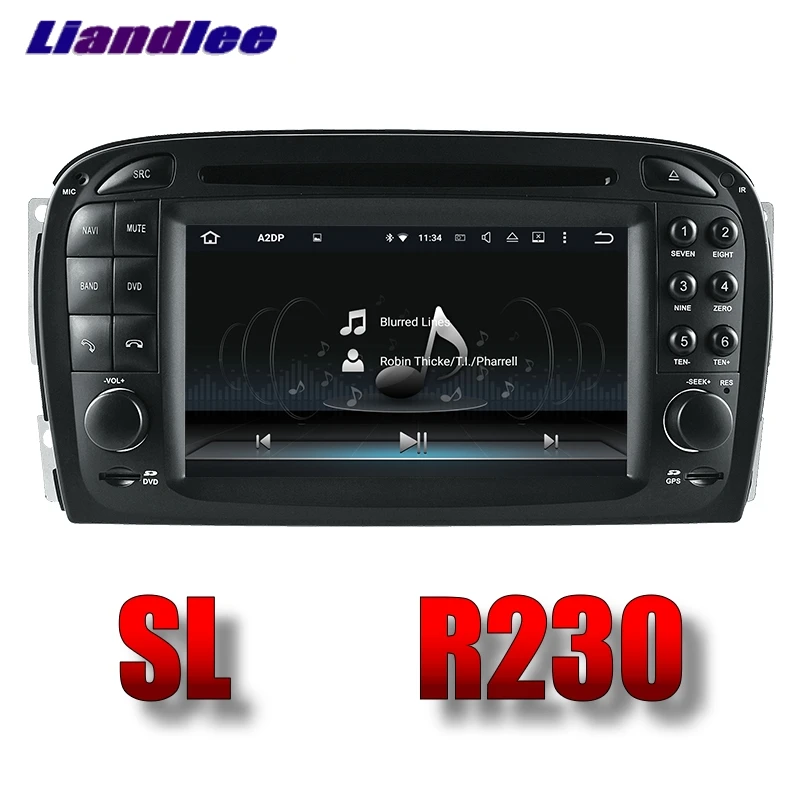 Liandlee автомобильный мультимедийный плеер NAVI для Mercedes Benz SL Class R230 2001 ~ 2004 сенсорный