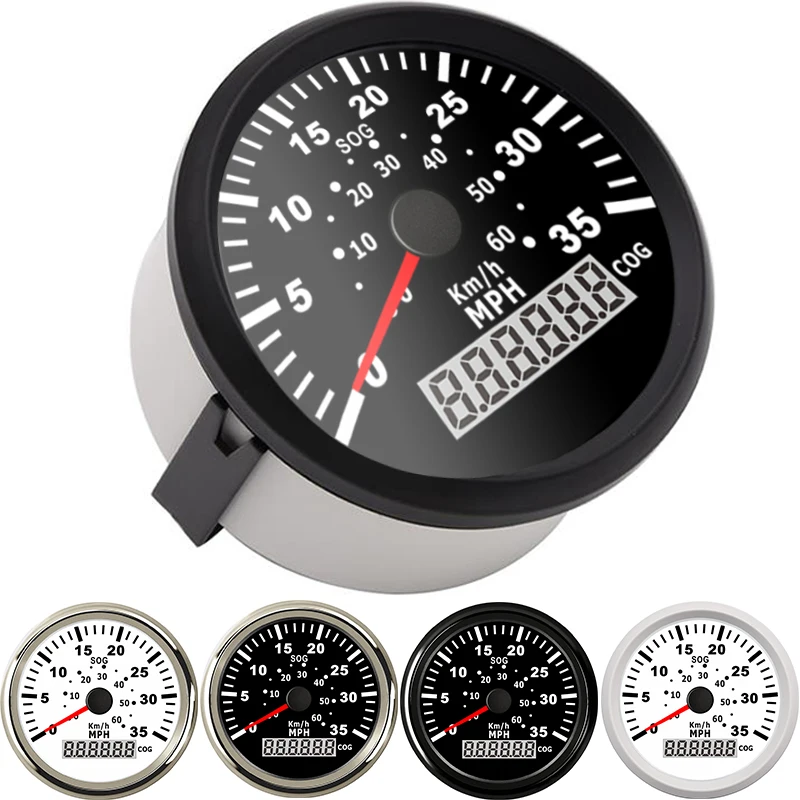 85mm Boat Digital Gps Speedometer Marine Truck Yacht Odometer Auto