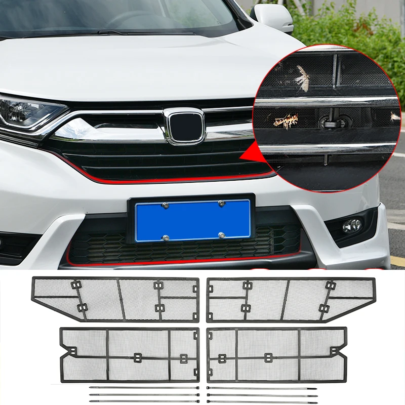 

Сетка для защиты от насекомых в автомобиле, из нержавеющей стали, для Honda CRV 2017, 2018, 2019, 2020, аксессуары