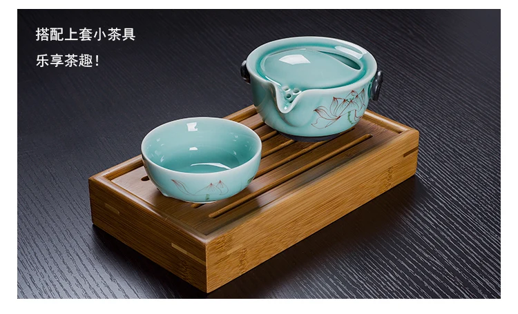 [GRANDNESS] решетчатая коробка * бамбуковый поднос для сервировки чая 22*12*3 8 см чайный
