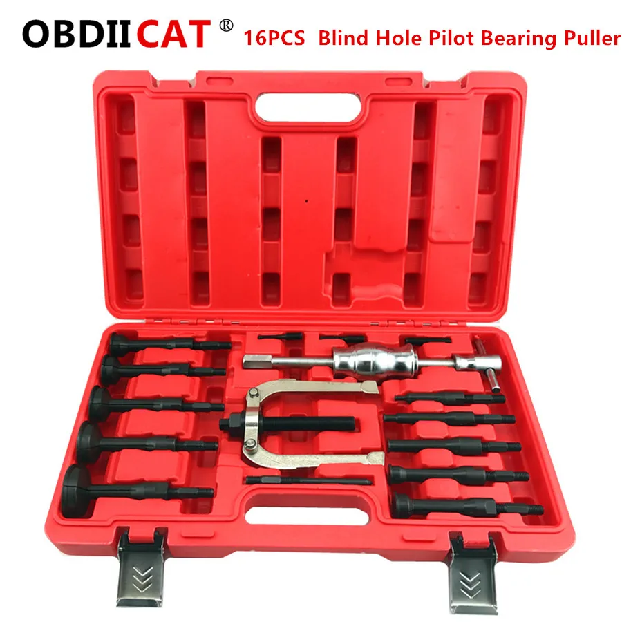16pcs Internal Extractor Installation Removal Kit Extra Large Expanding Collets Universal Blind
