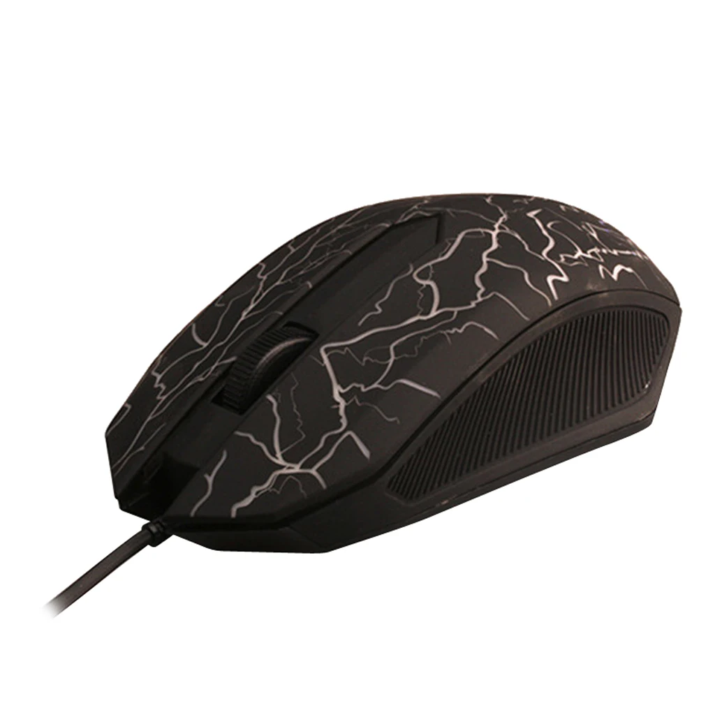 Wired USB Mouse 1600DPI LED Backlight Gaming Mouse Mice for Laptop Computer Desktop PC Mouse for Windows 10/8/7/2000/Vista/XP
