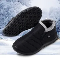 Men Shoes New Boots Men Winter Snow Boots Casual Men Winter Boots Outdoor Sneakers Furry Warm Male Shoe Waterproof Work Shoes 1