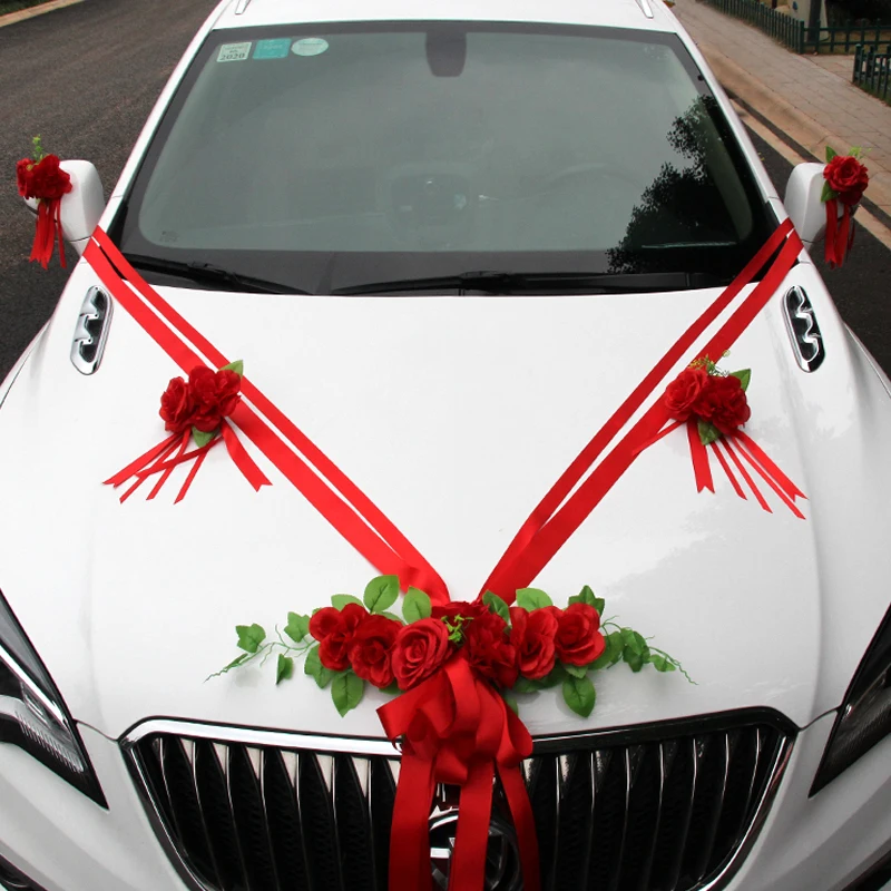 2019 novo casamento decoração do carro flor