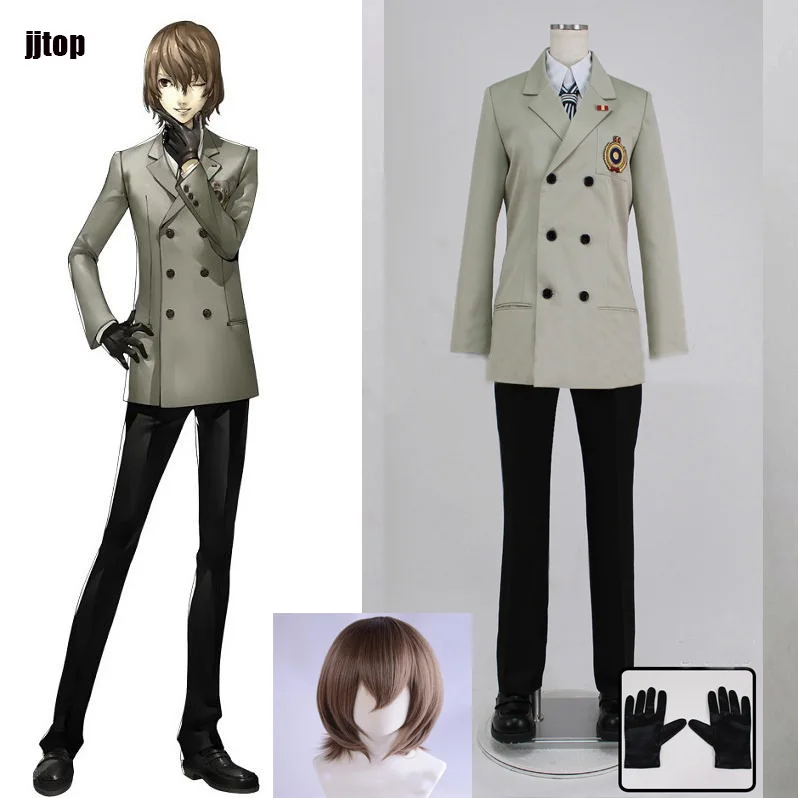 Persona 5 cosplay costume Goro Akechi Outfit Cosplay Costume Uniform MM.13 