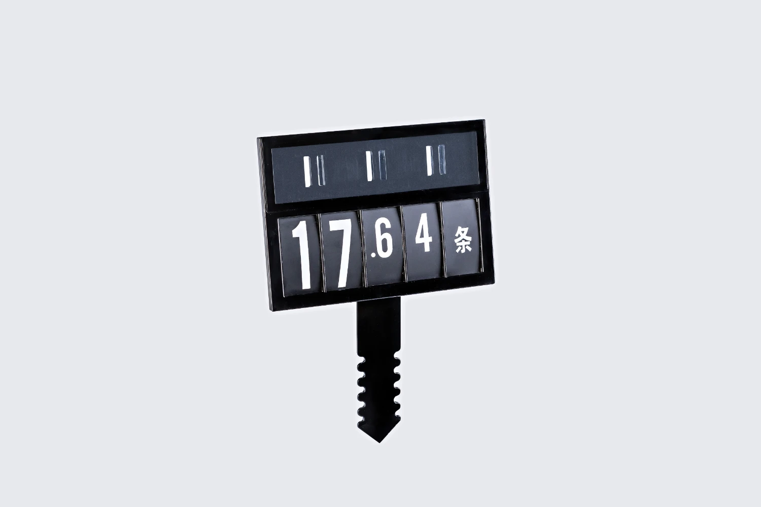 

Price Sign Board Digital Numbers Price Display Cassette Plug in Sign Frame