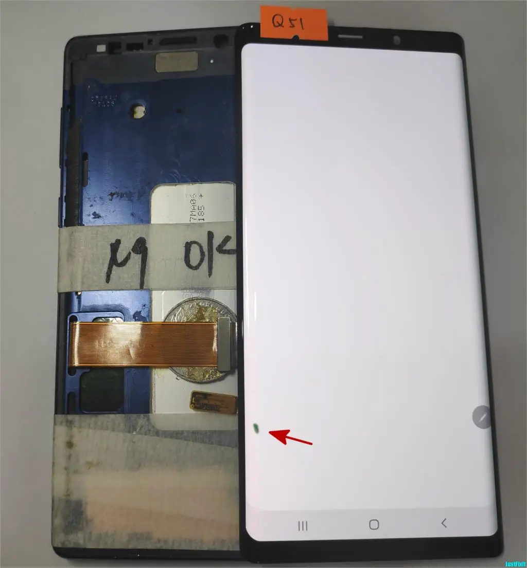 Для samsung Galaxy Note 9 ЖК-дисплей кодирующий преобразователь сенсорного экрана в сборе N960 N960F N960D N960DS ЖК-дисплей с дефектом
