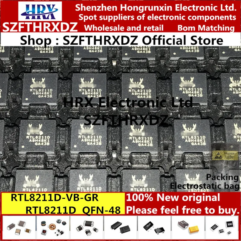 RTL8211D-VB-GR QFN-48 RTL8211D QFN48(10PCS-20PCS-50PCS