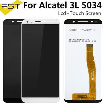 

5.5''For Alcatel 3L 5034D 5034 LCD Display+Touch Screen Assembly Glass Panel Digitizer Touch Sensor For For Alcatel OT5034 LCD