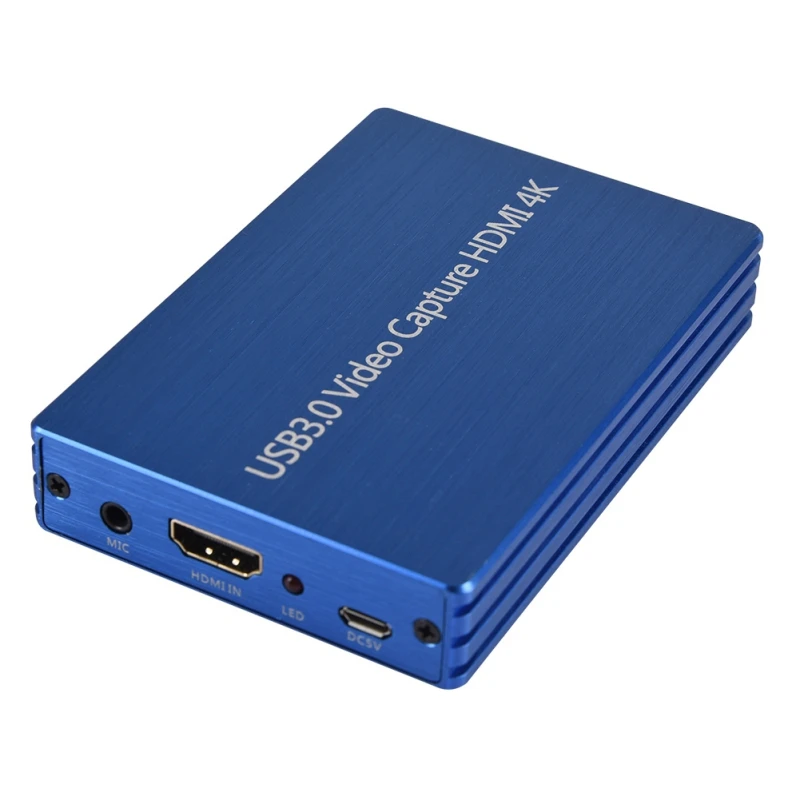  4K HDMI A USB 3.0 Scheda di Acquisizione Video Audio Dongle 60Hz 1080P HD Video Recorder Grabber Gi
