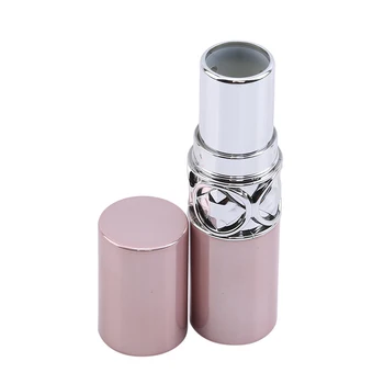 

High Grade Pink Color Empty Lipstick Tube Luxury Women Lip Balm Maquiagem Container Bottles
