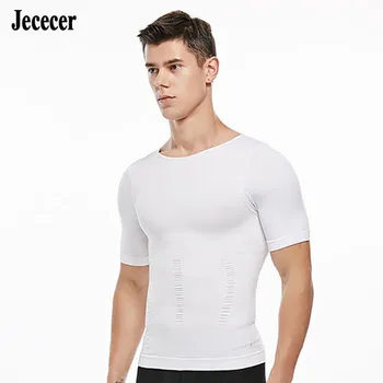 

Men's Shaper Slimming Body Tummy shape Corset Shirt Belly Abdomen Control Weight Corrector Plus Size Underwear Fast Dry Top New