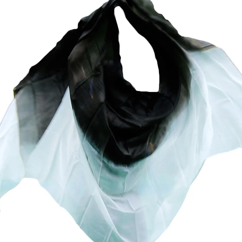 

100% Real Silk Veils Handmade Dyed Scarf Shawl Belly Dance Pure Natural Silk Veils Belly Dance Accessory Stage Performance Prop