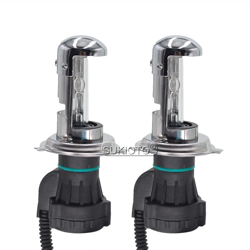 SUKIOTO AC 12V 35W 55W H4 HiLo HID Xenon Light Bulb 3000K-10000K Replacement For Car Headlight Kit H4 Bixenon Auto Headlamp (5)