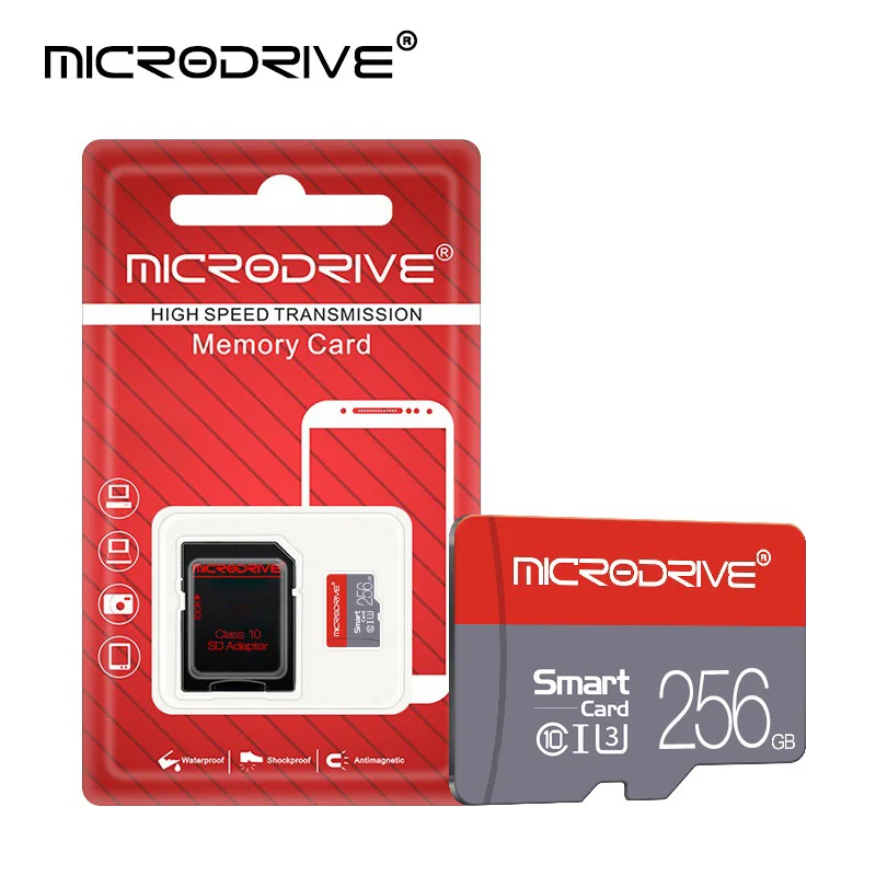 Карта Micro SD Transflash, 32 ГБ, 16 ГБ, 64 ГБ, 128 ГБ, флешка, UHS-1, 8 ГБ, класс 10, TF карта, карта памяти, флэш-память, Microsd, sdhc - Емкость: 256GB Class 10