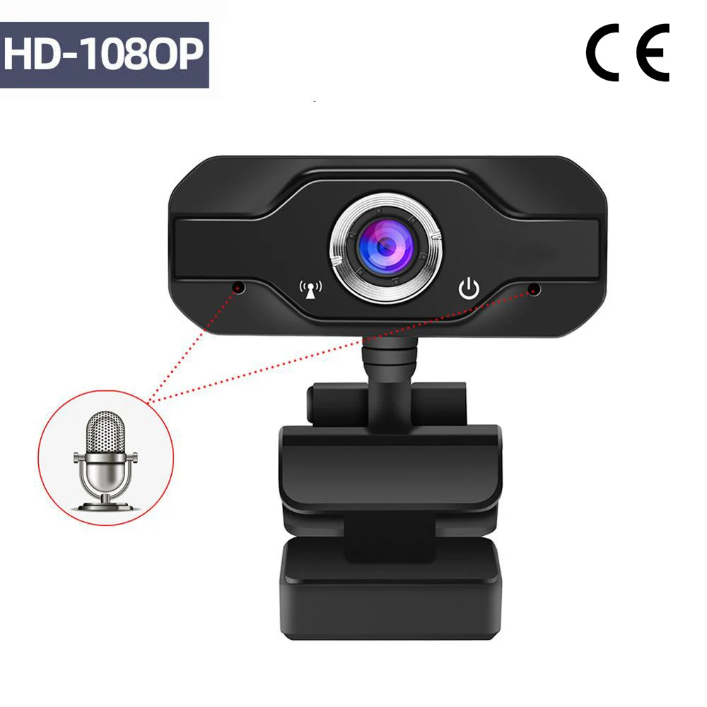 

1080P Webcam, 5 million pixels HD Web Camera with Built-in HD Microphone 1920 x 1080p Autofocus Webcams USB Web Cam