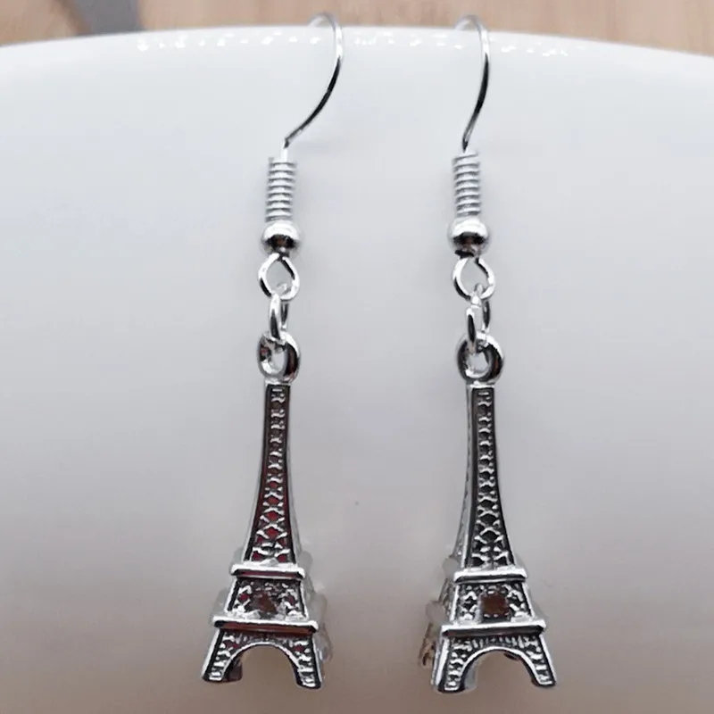 Eiffel Tower pendant earrings Mother's Day gift birthday French theme jewelry inspired | Украшения и аксессуары