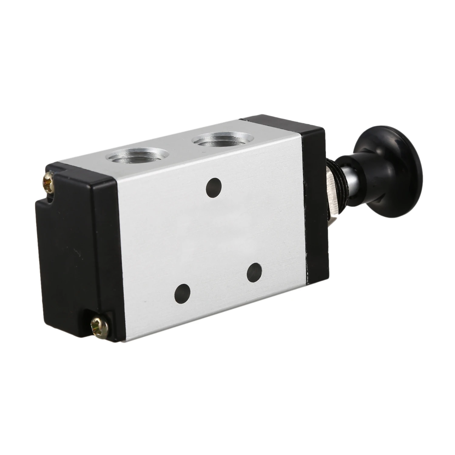 5 Way Pneumatic Air Hand Lever Operated Valve Solenoid Valve Port 1/4 inch Manual Control Valves