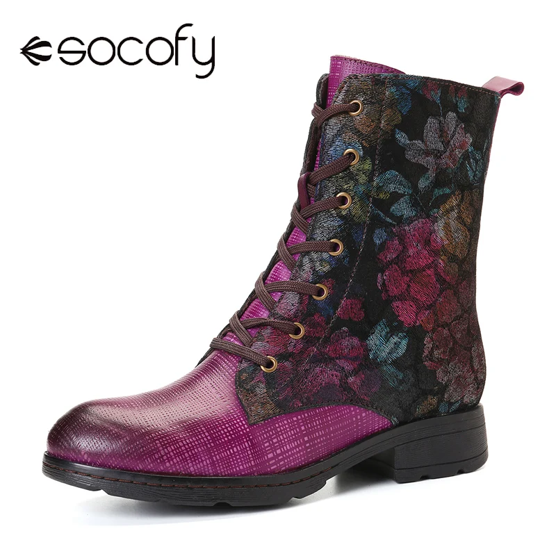socofy purple boots