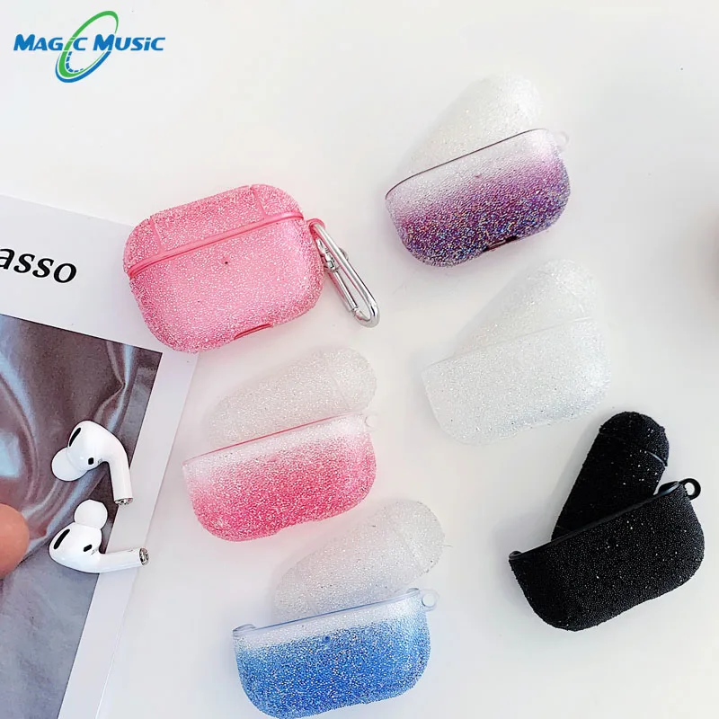 

Magic music Ingradient Color Bling Diamonds Case For Airpods 3 pro Protective Earphone Cover For Airpods pro case