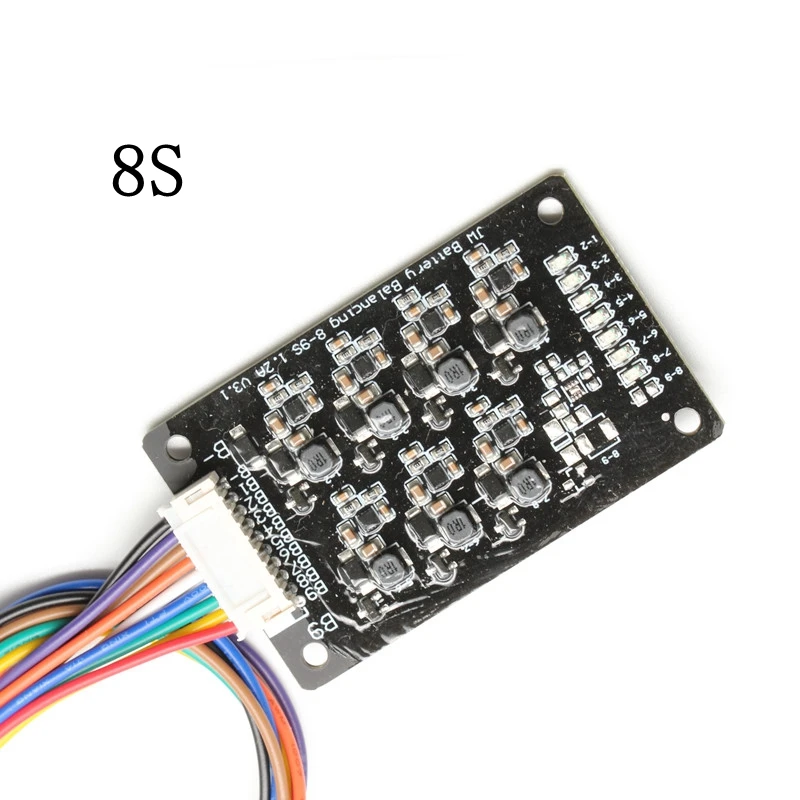 Эквалайзер BMS 8S Li-Ion Lipo Lifepo4 Балансирующий литиевый аккумулятор 1 2 А балансир плата