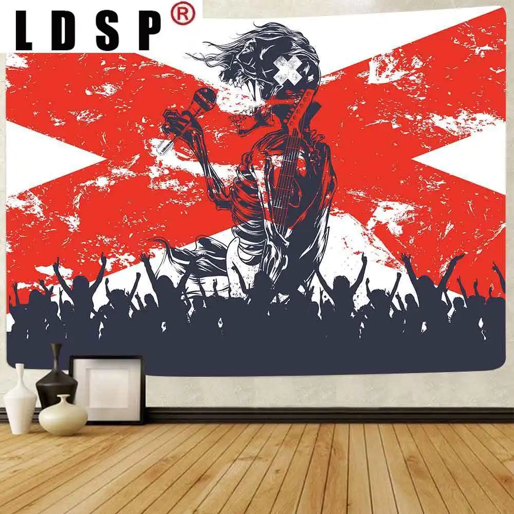 LDSP Soul Singer Summer Fiesta Мексиканский гобелен Череп цветок искусство настенные