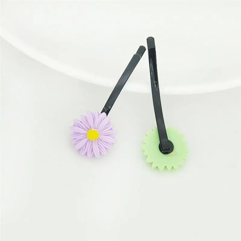 5 шт. заколки для волос простой нежный цветок Bobby Pin украшения для волос для девочек