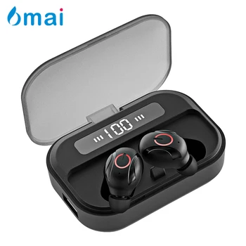 

T8 Wireless Bluetooth Earphone TWS Sport Bass LED Power Digital Display Mini colorful Headphones With 1500mAH Charging Box