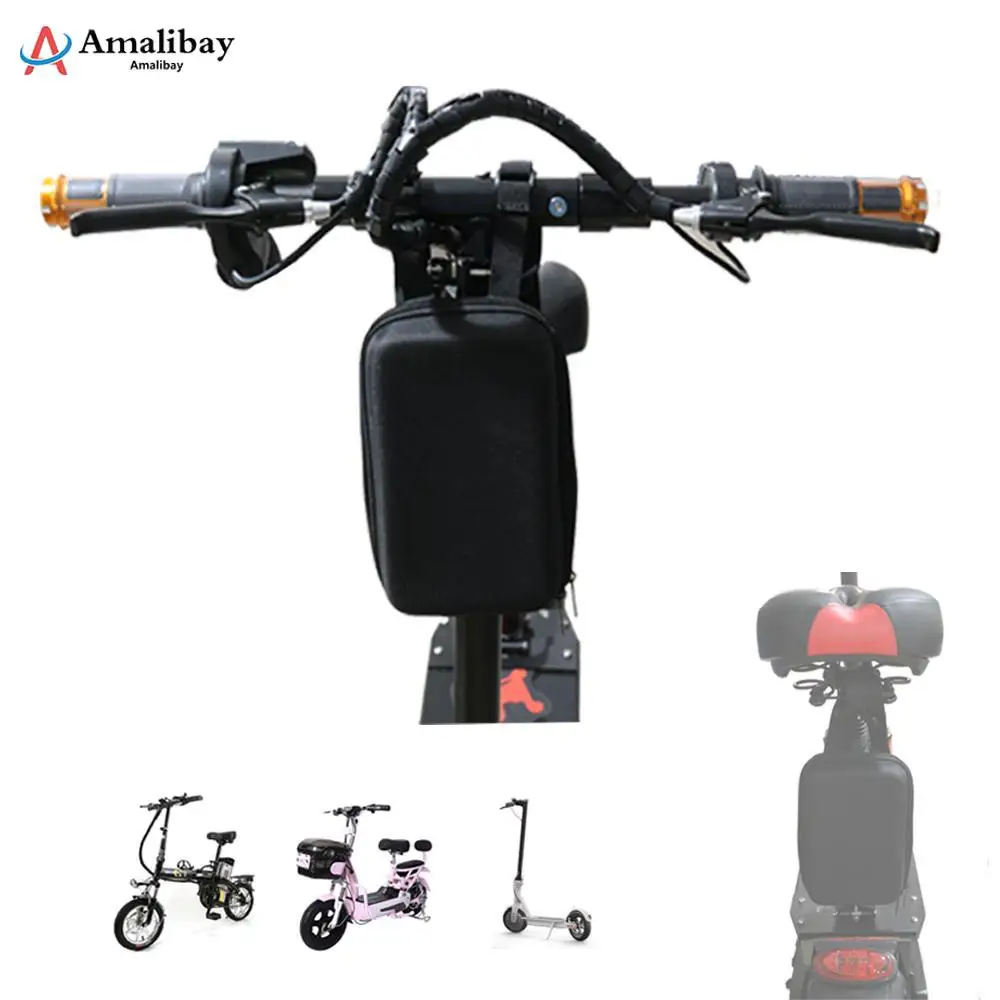 Сумка для скутера Amalibay для Xiaomi M365 Pro, сумка на голову, передняя рама, руль, зарядное устройство, сумка для хранения Mija M365, аксессуары