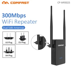 Repetidor de sinal wi fi sem fio, antena 10dbi 300m 802.11n/b/g, roteador wi fi sem fio