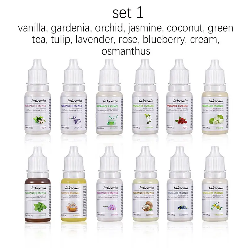 10ml Vegan Natural Fruit Flower Flavoring Oil Scents Flavors Essence Oil  Drops for Lip Gloss Diy Lipgloss Base Use 12PCS/LOT - AliExpress