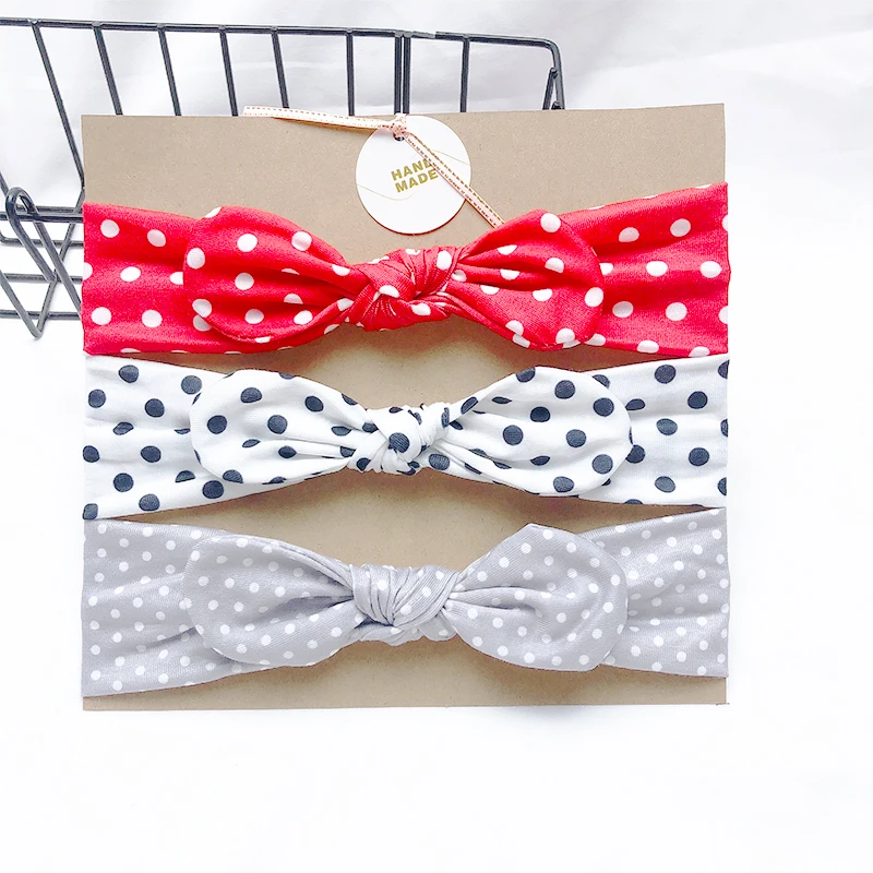Children's Finger Toothbrush 3pcs/Lot New Desgin Headband For Girls Cute Rabbit Ears Headbands Soft Stretch Knit Hair Bands Baby Hair Accessories Baby Accessories discount