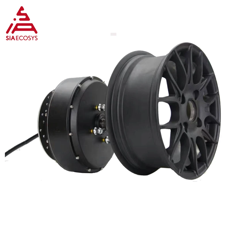 Powerful New Version QS Motor 13inch 5KW 260 V4 Brushless DC Bike Scooter Wheel Hub Motor