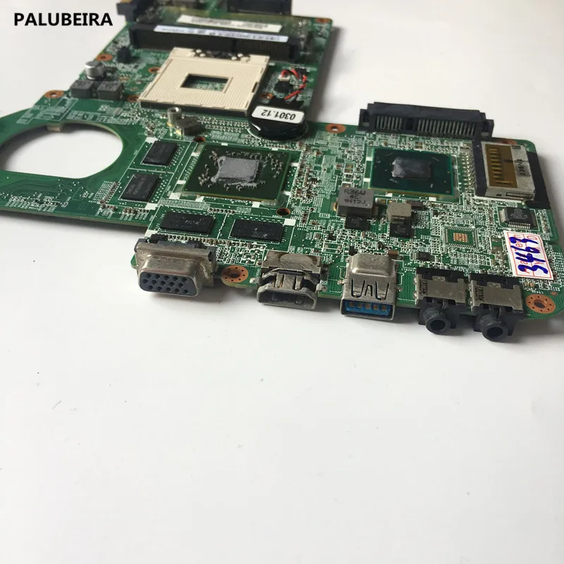 PALUBEIRA L840 C845 Laptop Motherboard DABY3CMB8E0 REV E with graphics card chips A000174880 HM76 For Toshiba satellite DDR3