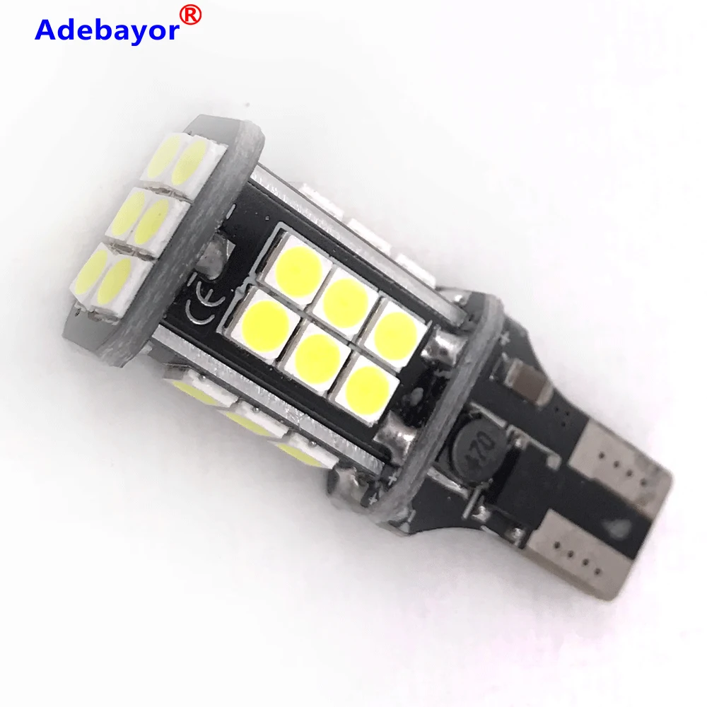 1х W16W T15 светодиодный светильник 3030 24 SMD Canbus OBC безотказный резервный 921 912