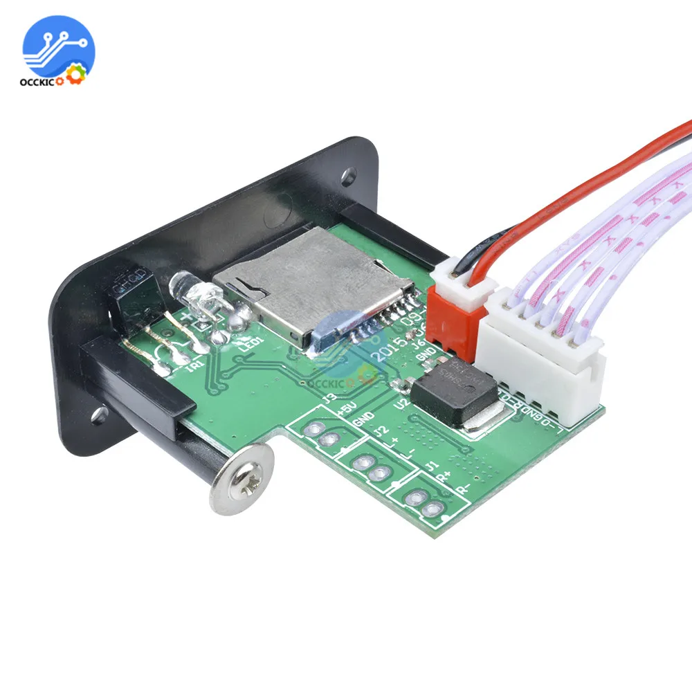 USB MP3 декодер 5 в 12 В плата мини аудио модуль поддержка tf карты песни плеер +