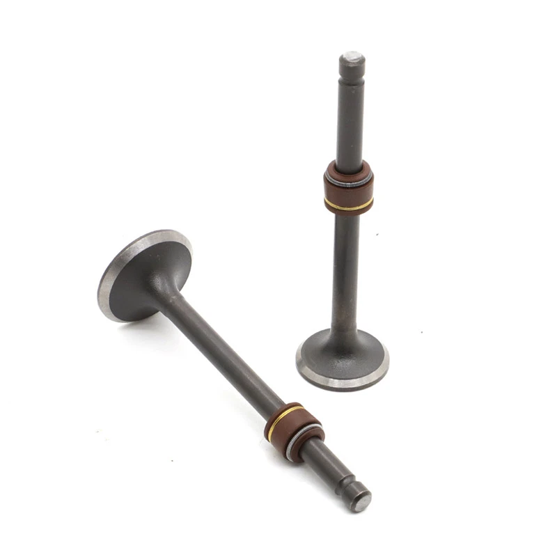 MOTO1988 Valve Set Exhaust Valve Intake Valves with Valve Seals for Honda XR100R XR80R CRF100F CRF80F NSF100 2006 XL100S XL75 XL80S XR100 XR75 XR80 OEM Part Number: 14711-152-000 14721-176-000