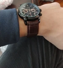 LIGE-relojes deportivos militares para hombre, de cuero, resistente al agua, de pulsera de cuarzo, con caja