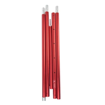

3.2 Meters Folding Pointed Bottom Tent Canopy Tarp Awning Poles Rods Support Bars for Camping Hiking Travel Outdoors