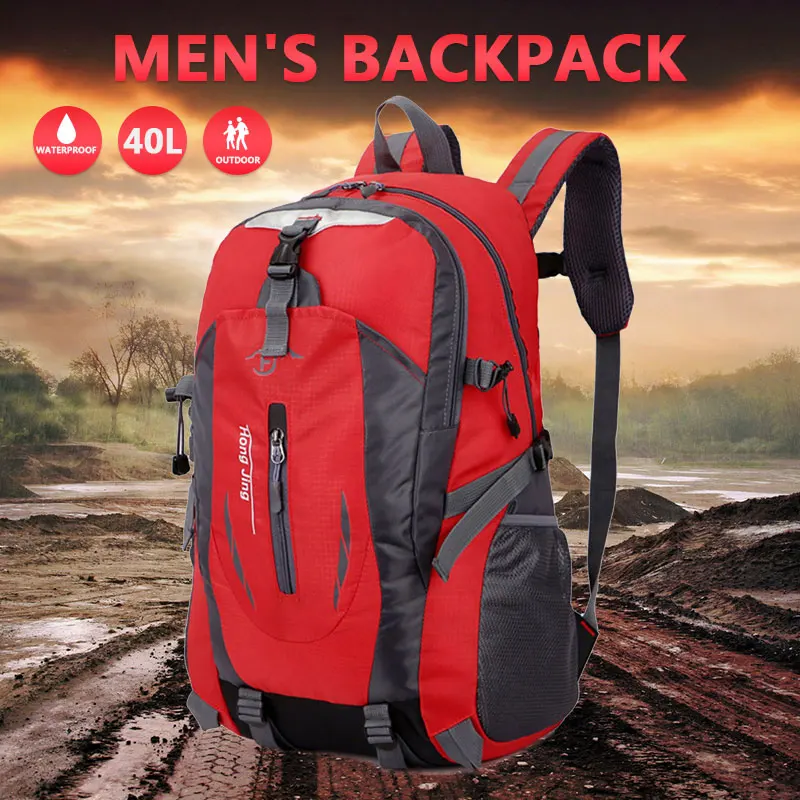 

Diagonal Package Cycling Sports Hiking Camping Mountaineering Bag Backpack Durable Practical 40L One Strap Shoulder Handbag
