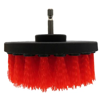 

4Pcs/Set Drill Brushes Solid 4Inch Electric Drill Brush Red+Black+Yellow+Blue Clean Glass Durable Tool Accessories New