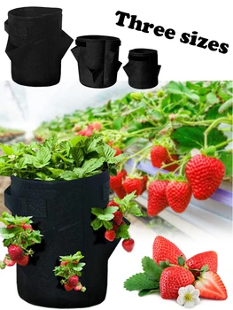 

Strawberry Garden Pot Plant seeding Grow Bags Vegetable Flower Pot Planter DIY Potato Garden Pot Plant Growing bag tools