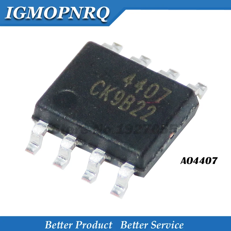 5PCS 4407 AO4407 AO4407A SOP8 P-Channel MOSFET IC Best