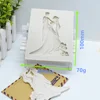 Luyou DIY Wedding Dress Silicone Resin Molds Fondant Cake Decorating Tools Bride And Groom Kitchen Baking Accessories  FM1409 ► Photo 3/5