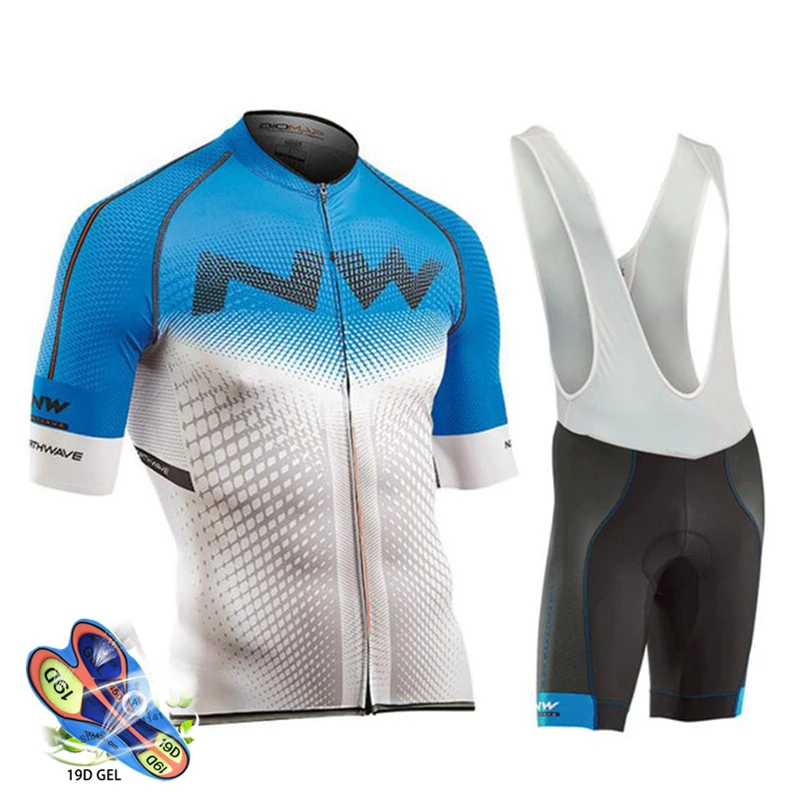 Northwave Pro Team Ciclismo, одежда для велоспорта, Осенний Трикотажный костюм с длинным рукавом, одежда для езды на открытом воздухе, MTB, одежда для велоспорта, комплект с нагрудником и штанами - Цвет: short cycling set