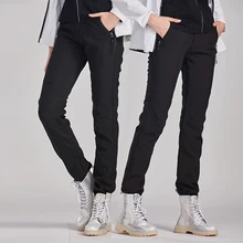 Зимние походные брюки женские флисовые наружные брюки мужские брюки для рыбалки водонепроницаемые брюки ветрозащитные походные флисовые треккинговые брюки