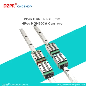 

Precision Linear Guide HGR30 700mm 27.56in Rail HGH30CA Carriage Slide for CNC engraving robot Woodwork laser textile machine