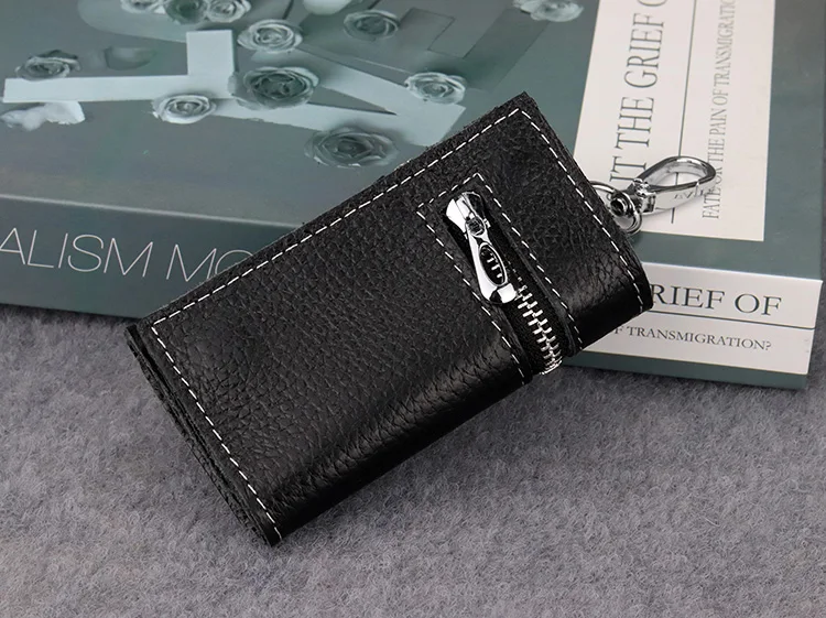 COMFORSKIN, Новое поступление, натуральная кожа, унисекс, кошелек для ключей, многофункциональный, ключница для ключей, коровья кожа, ключница, брелки