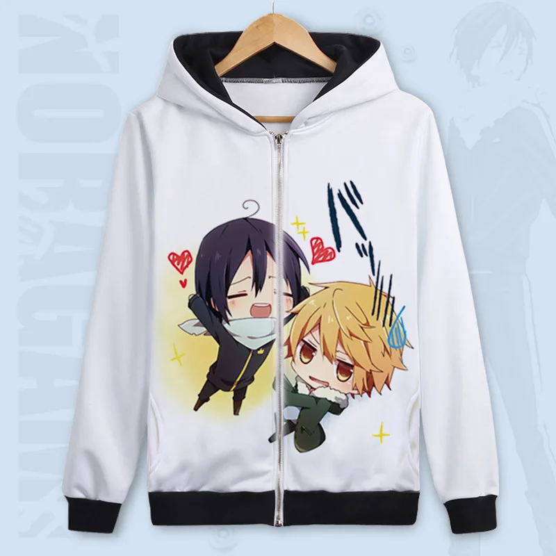 Noragami YATO Iki hijori толстовка с капюшоном, костюм для косплея для мужчин и женщин, модная мультяшная куртка с капюшоном, школьная форма для студентов