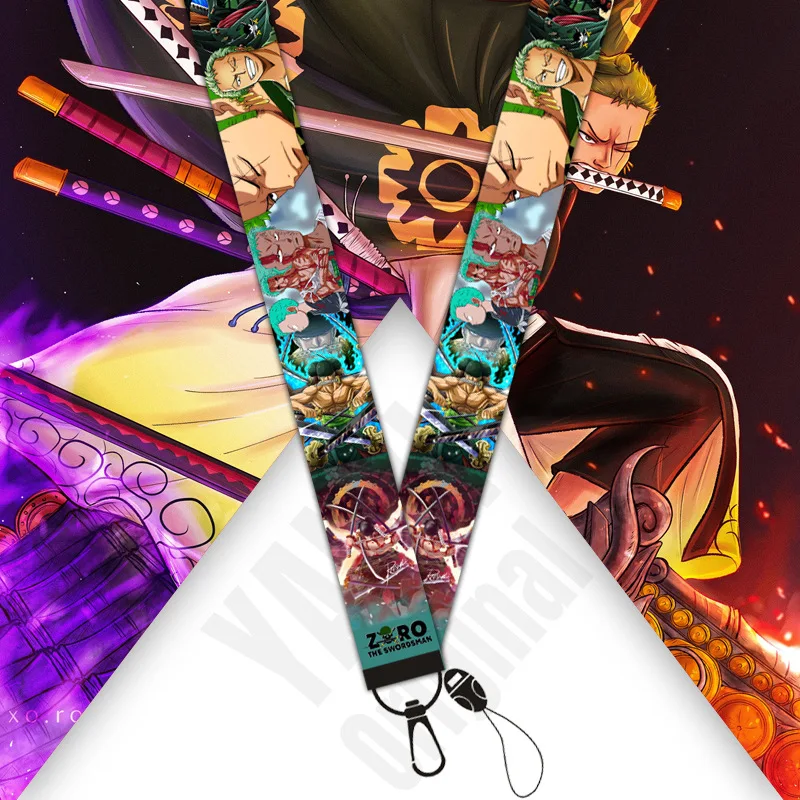 

"Keychain One Piece Sauron Mobile Phone Lanyard Wristband Anime Ribbon Pendant Lanyard Detachable Material Model Number Origin"